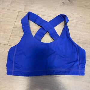 Women's Crossback Sports Bra Blue
